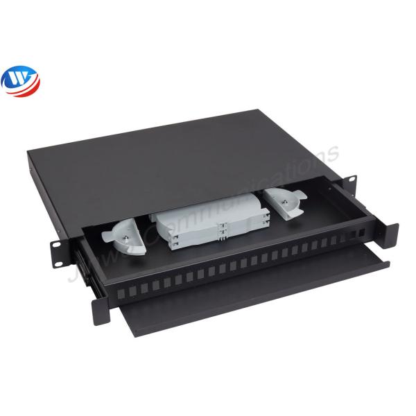 LAN 19 Inch 48 Port LC Fiber Patch Panel Wall Mount 1U Type