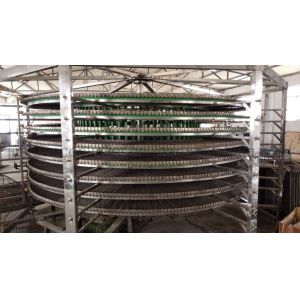 China Industrial Baking Hamburger Bread Cooling Spiral Chiller