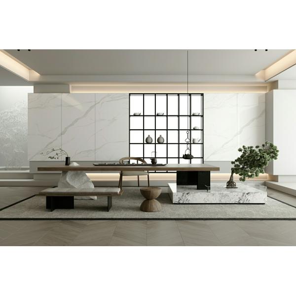 900x1800mm Polished Glazed Porcelain Tile 0.5% WA for Indoor Floor