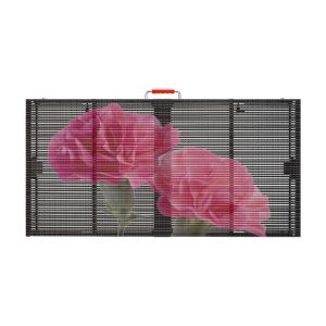 Full Color Transparent LED Display Screen Video Wall P3.91-7.82mm Pixel Pitch