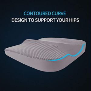 Adjustable Straps Car Seat Support Cushion with Lumbar Support and Polyethylene