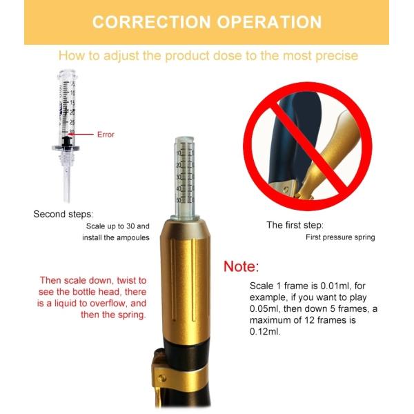 Vesta 0.3 0.5ml Syringe Hyaluronic Injection Pen Beauty Device