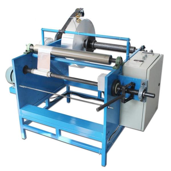 Quality 120-450mm Material Width Manual Aluminum Foil Roll Rewinder with User-Friendly Design wholesale