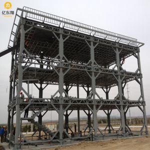 Multi Storey Steel Building with Q355 Q235 Frame and Sandwich Panel Cladding
