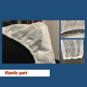 Automatic Nonwoven Disposable Bed Sheet Medical Elastic Bed Cover Making Machine