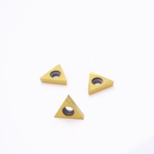 Low Alloy Steel Workpiece Finish Inserts In 4W Chip Breaker With TCGT11 Cermet