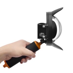 4 inch Sunshade Diving Dome Port For GoPro Hero 4 3+ Camera With Float Bobber