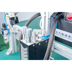 Lithium Battery Pack Assembling Pneumatic Manual 18650 battery welding machine