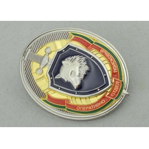 Brass / Soft PVC Souvenir Badges Soft Enamel , Customized