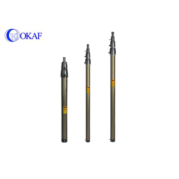Quality 2-6m Lock Mobile Pneumatic Telescoping Pole Mast Ground / Vehicle Mounted wholesale