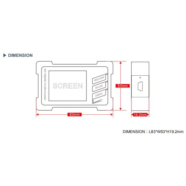 DMI410 Digital InclinometerTwo mode measuring tilt angle sensor Factory