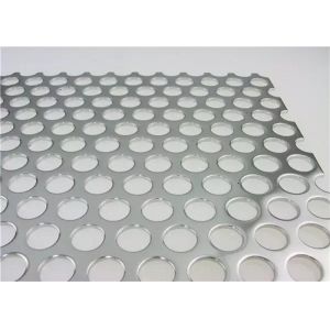0.5mm to 6mm Decorative Perforated Aluminum Sheet with 2mm to 20mm Hole Diameter