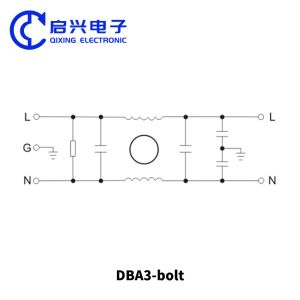 DBA3 Bolt Single Phase Power Supply Noise Filter AC 220VAC 40a