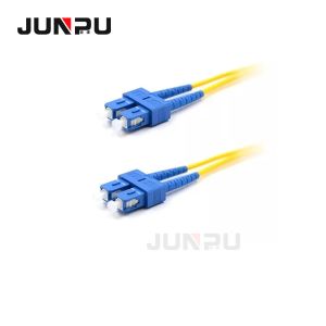 SC UPC Patch Cord Optical Fiber duplex single mode lSZH 2.00mm