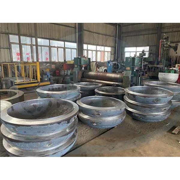 Q235 Q345 Torispherical Dished Head Pressure Vessel For Pipe Sealing 100mm