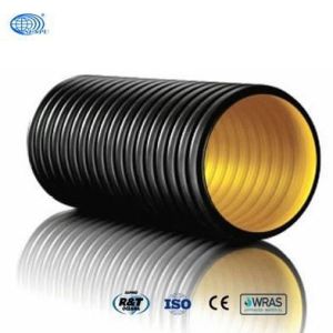SN6 1800mm PE Double Walled Drain Pipe Flame Retardant High Strength