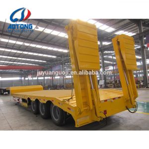 Heavy Machine Carrier Low Loader Gooseneck Truck Trailer