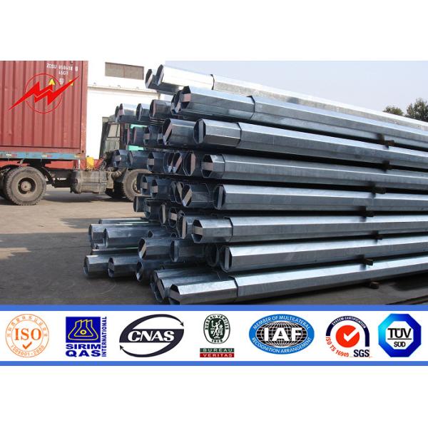 Quality 15m Class 2 Electrical Power Pole For 69 Kv - 115 Kv Transmission Power Line wholesale