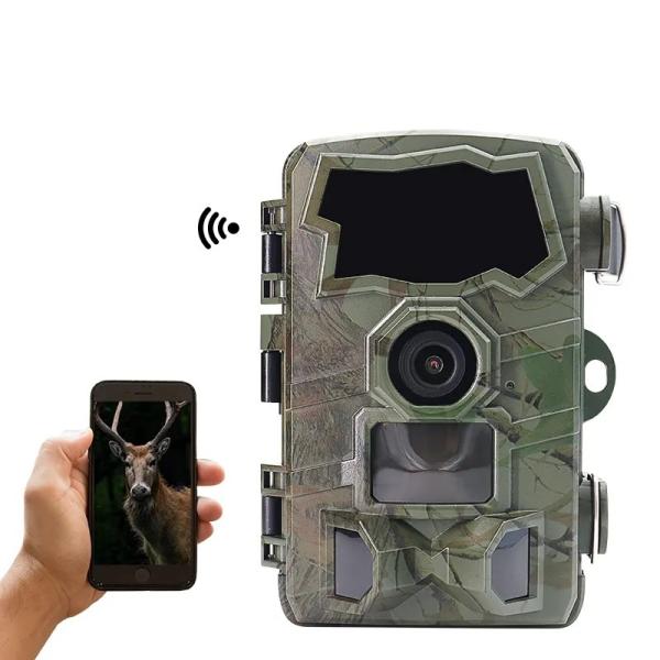 Quality 32MP 4K Wifi Wild Game Trail Camera Traps With No Glow 0.2s Trigger Time 25m Detection Distance For Hunt wholesale
