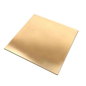 H59 C10200 Mirror Polished Copper Sheet Plate Bronze 2500mm Customized