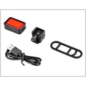 280mAh Mountain USB LED Bicycle Light Warning Rechargeable Bike Lights