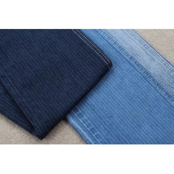 10.7 Ounce Twill Herringbone Denim Fabric OA Yarn Tencel Denim Dark Blue