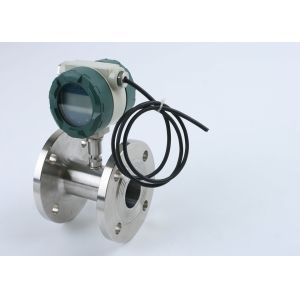 digital pannle wheel flow meter with flanged connection 4~20mA output