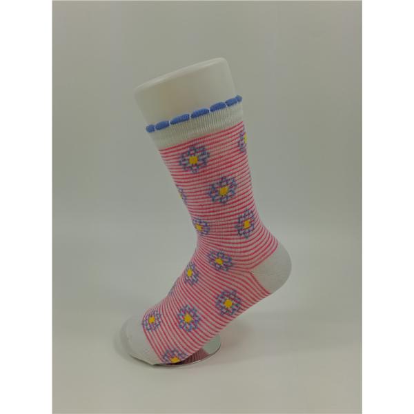 Quality Sweat Absorbent Keep Warm Kids Cotton Socks Colorful Patterns / Logo Available wholesale