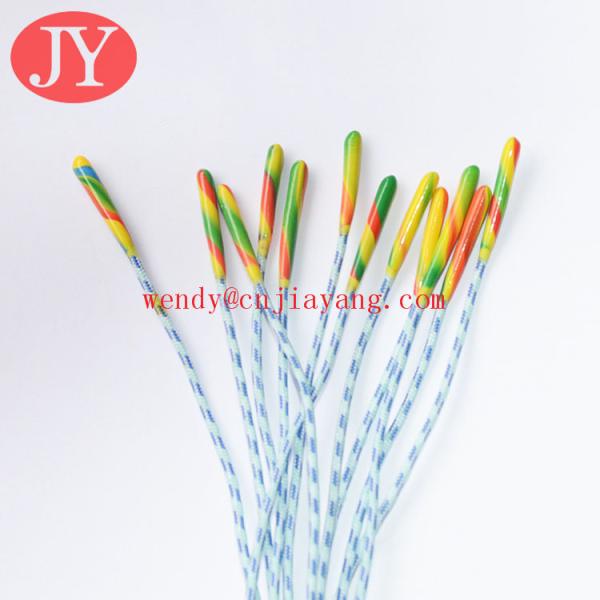Quality Jiayang aglet small rope dipped aglet injection pvc aglet TPU aglet string rope zipper puller  BBP free zipper pull wholesale