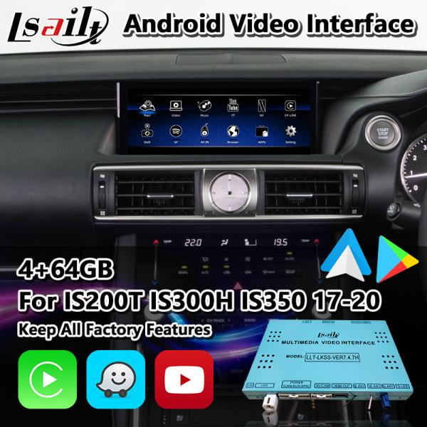 Lsailt Android Carplay Interface for Lexus IS200T IS300H IS350 IS300 F Sport AWD