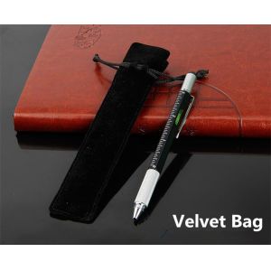 Metal tool pen 6 in 1 Multi function roller pen with screwdrivers touch phone
