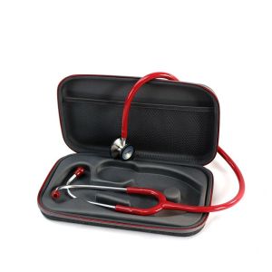 PU Leather MDF Stethoscope Storage Case Shock Proof
