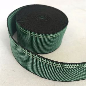 Green Elastic Straps sofa use jacquard elastic webbing made by Malaysian rubber