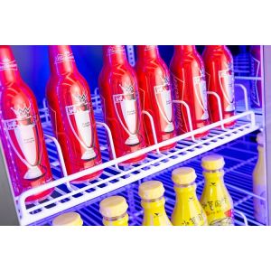 Built-in Bar Display Fridge 2 Door Back Bar Cooler Bar Desktop Cold Drink