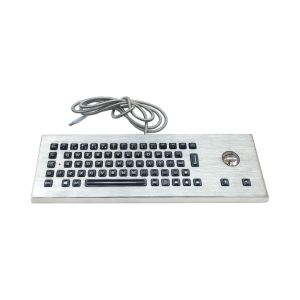 Backlit Desktop Rugged Waterproof Vandal-Proof Keyboard With Integrated Optical