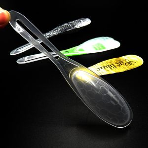 OEM PP Mini 12ml Honey Plastic Spoon Disposable 200000pcs For Kitchen