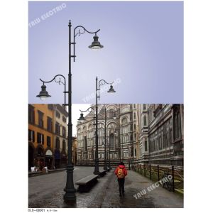 4m 6m 8m 10M Q235 galvanized tapered street light poles for solar street light in Dubai match double or single arm