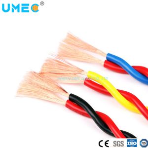 IEC60227 Standard 2 Core Twisted Flexible Wire 2 X 1.5sqmm with and Copper