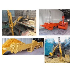 Grapple Excavator Telescopic Arm Digging Deeper Long Reach 30M