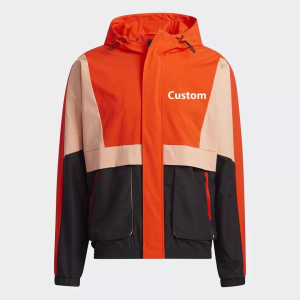 Quality Men'S Project Rock Track Jacket Customize Logo Print Embroider Zipper wholesale