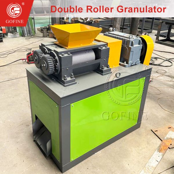 Quality Large-Scale Double Roller Fertilizer Granulator with 15-22 kw Power and ≤0.5 mm Feeding Size wholesale