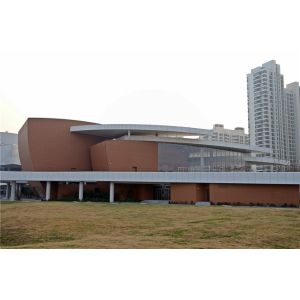 Cheap Anti - Fire Rainscreen Curtain Wall Cladding Systems With Hollow Structure for sale