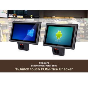 Windows/Android10.0 POS Systems with 15.6inch Touch Screen and Built-in Barcode