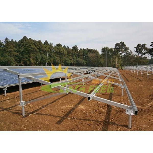 Quality Flat Rooftops Solar Panel Racking System With Professional Structure wholesale