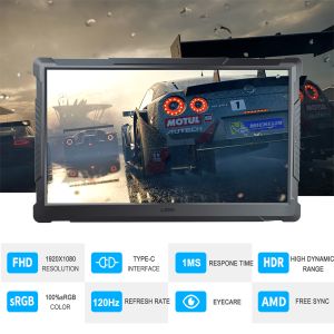 G-STORY 17.3 Inch Portable Gaming Monitor 1080p Support High Dynamic Range