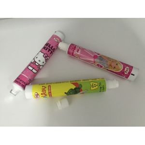 Cheap Printed 50g Aluminum Barrier Laminated Round Tube 250u/12u Thickness for sale