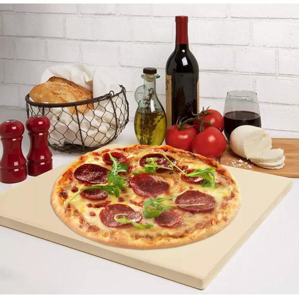 Top Grade Easily Cleaned Refractory Pizza Stone For Outdoor Cooking Or Picnic