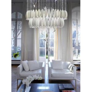 Crystal Glass Luxury Staircase Chandelier Lighting Solution