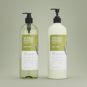 Round Foam Pump Bottle For Shampoo Shower Gel And Liquid Hand Soap