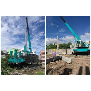 Hydraulic Pile Foundation Equipment , Pile Pressing Machines OEM Service